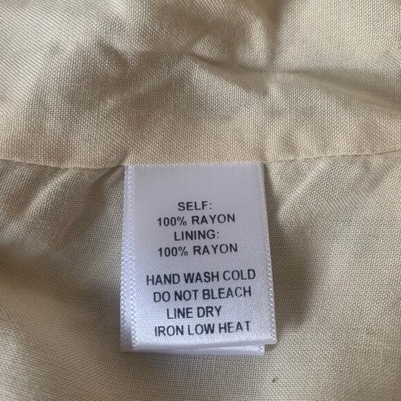 Promes Beige and Brown Strapless with Halter Back Maxi Dress Size Medium - Picture 11 of 11